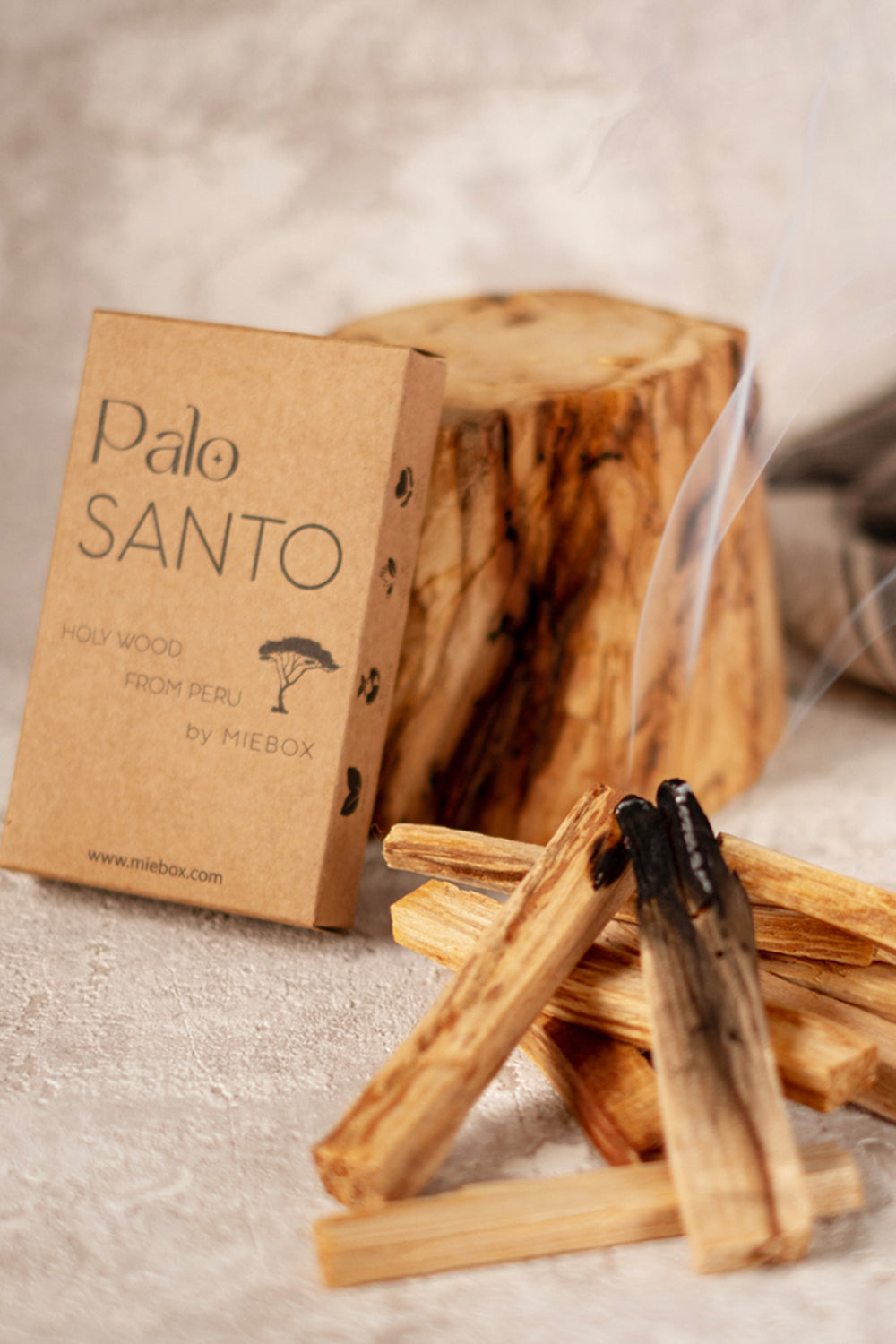 Miebox Rituals-Palo Santo Peru Ağaç Tütsü ( Sertifikalı ) ( 5 Adet / 35-40gr )-Palo Santo-2-milagron.live