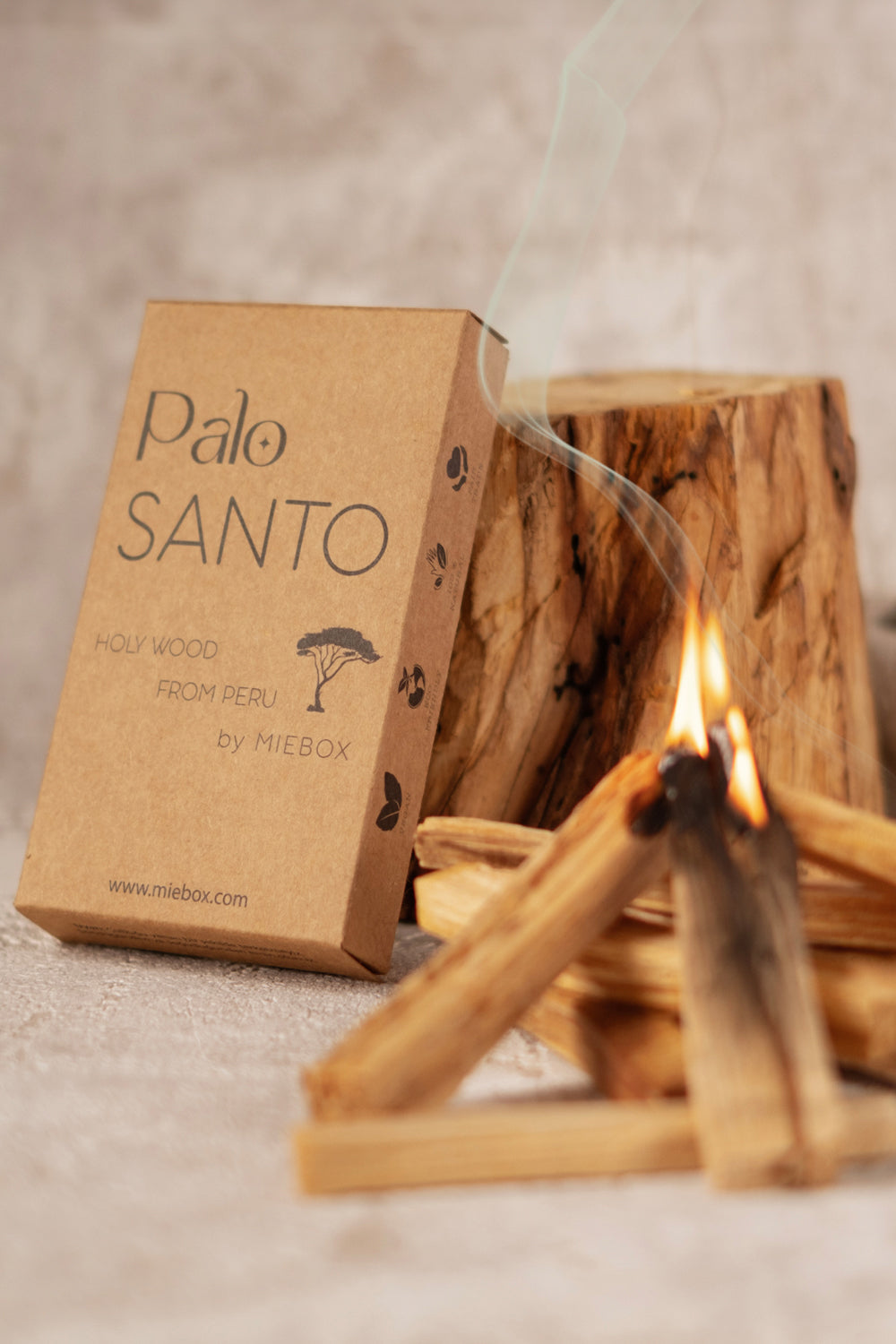 Miebox Rituals-Palo Santo Peru Ağaç Tütsü ( Sertifikalı ) ( 5 Adet / 35-40gr )-Palo Santo-3-milagron.live
