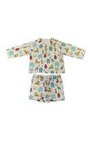 Miela Kids-Uv Korumalı Alt Üst Erkek Bebek Mayo Seti – Jungle-Bebek Swimwear-1-milagron.live