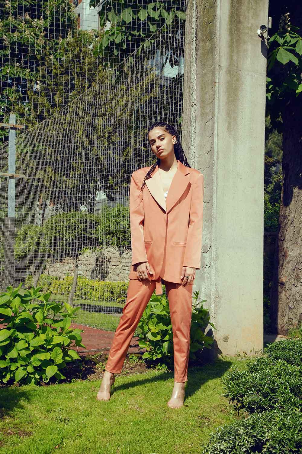 Mirimalist-Janset Copper Blazer-Ceket-2-milagron.live
