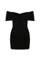 Alessa Black Mini Dress - 1