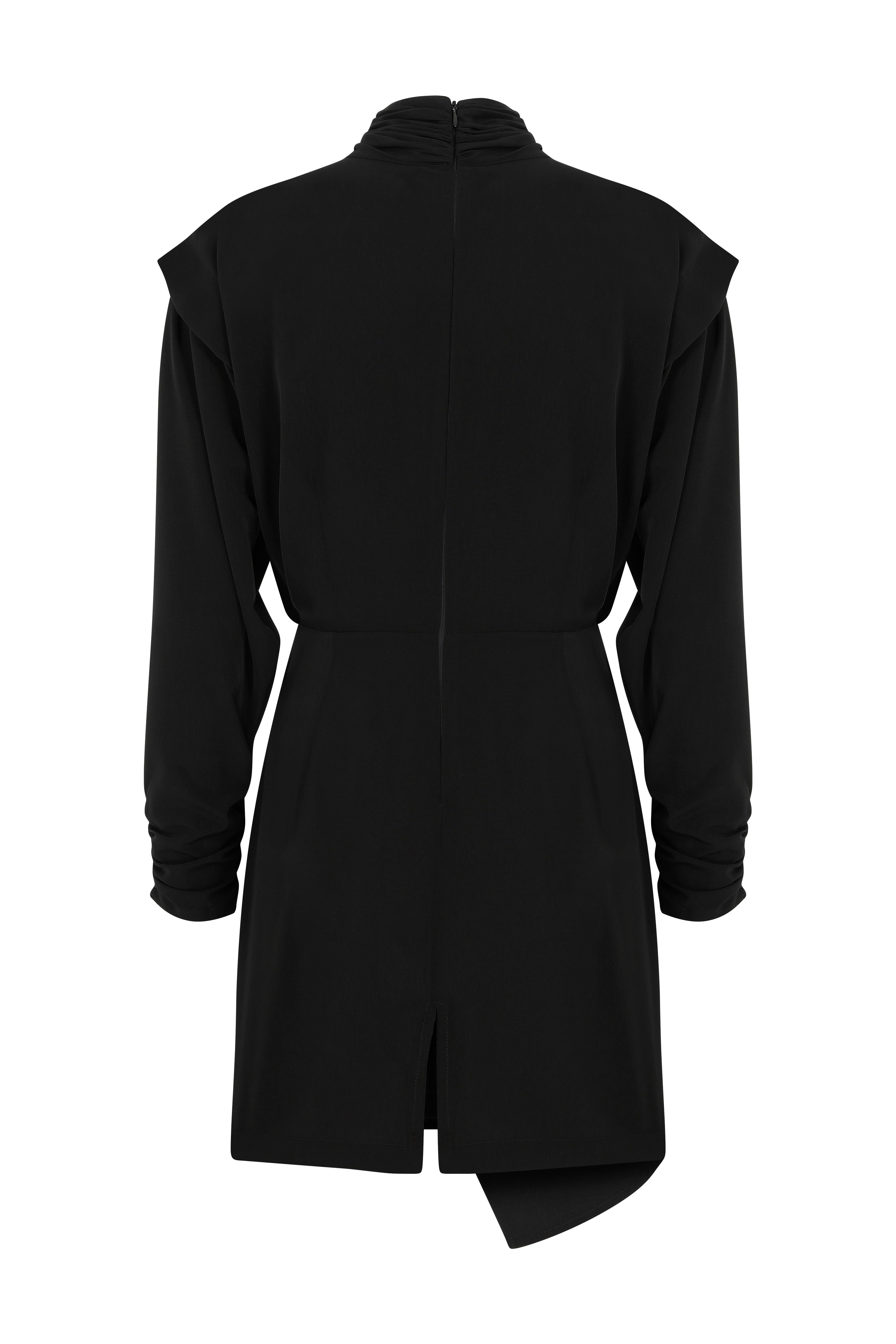 Diva Long Sleeve Crewneck Dress - 3