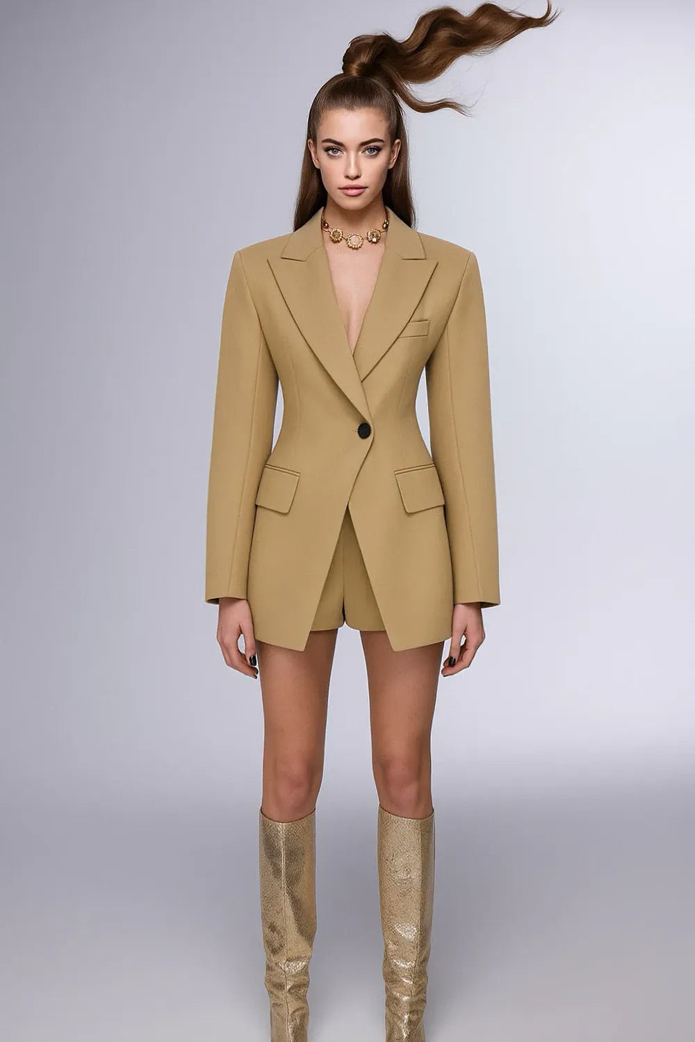 Gisele Butter Cream Blazer - 0