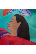 Mokoshe-Saga In Mauritius & Turquoise And Red-Şal & Fular-4-milagron.live