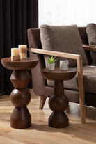 More Wood Design-Enva 2'li Ahşap Sehpa-Sehpa-2-milagron.live