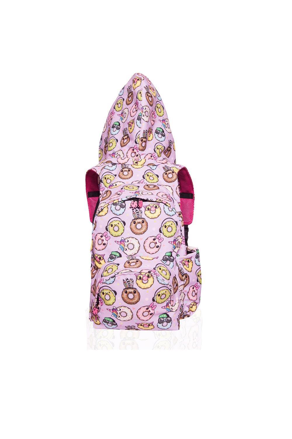 Morikukko-Donut Back To School Kapüşonlu Sırt Çantası-Sırt Çantası-2-milagron.live
