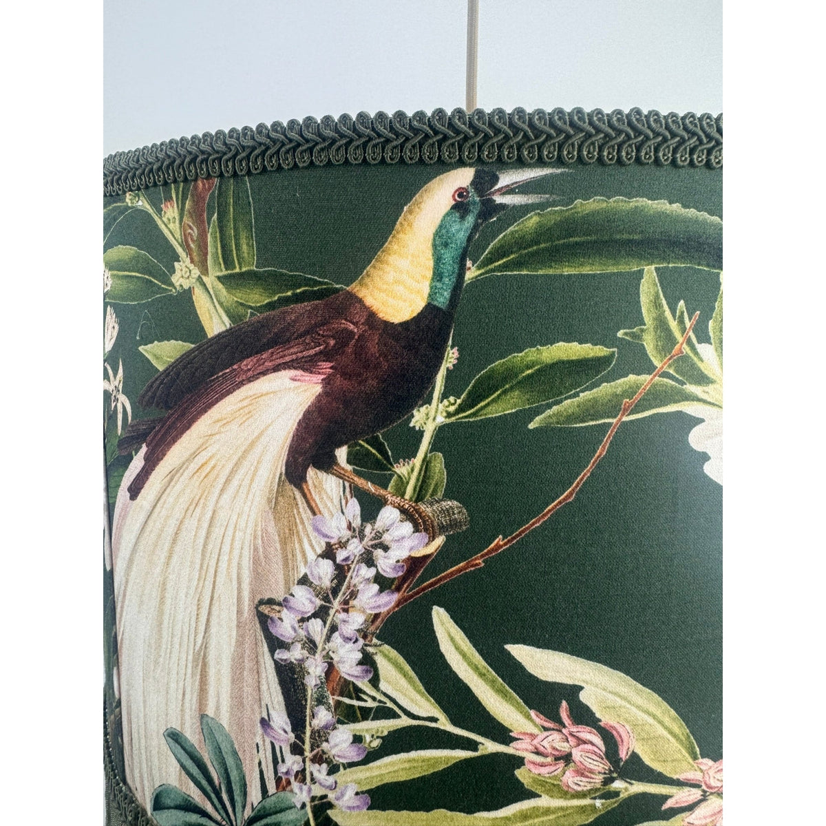 Peacock Kumaş Püsküllü Avize 02 - 2