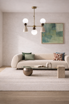 Vento Brass 5 Işıklı Modern Avize