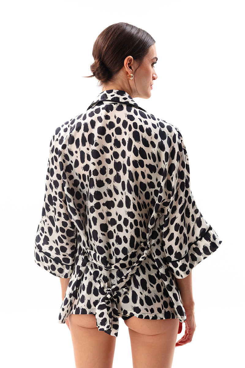 Movom Swimwear-Astral Pajama Style Shirt-Bluz-6-milagron.live