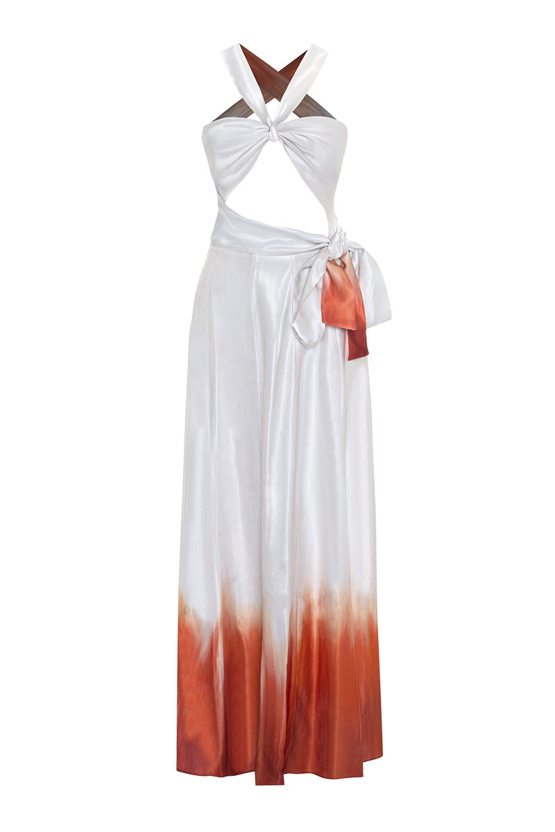 Movom Swimwear-Grace Midriff Cut Out Dress-Elbise-1-milagron.live