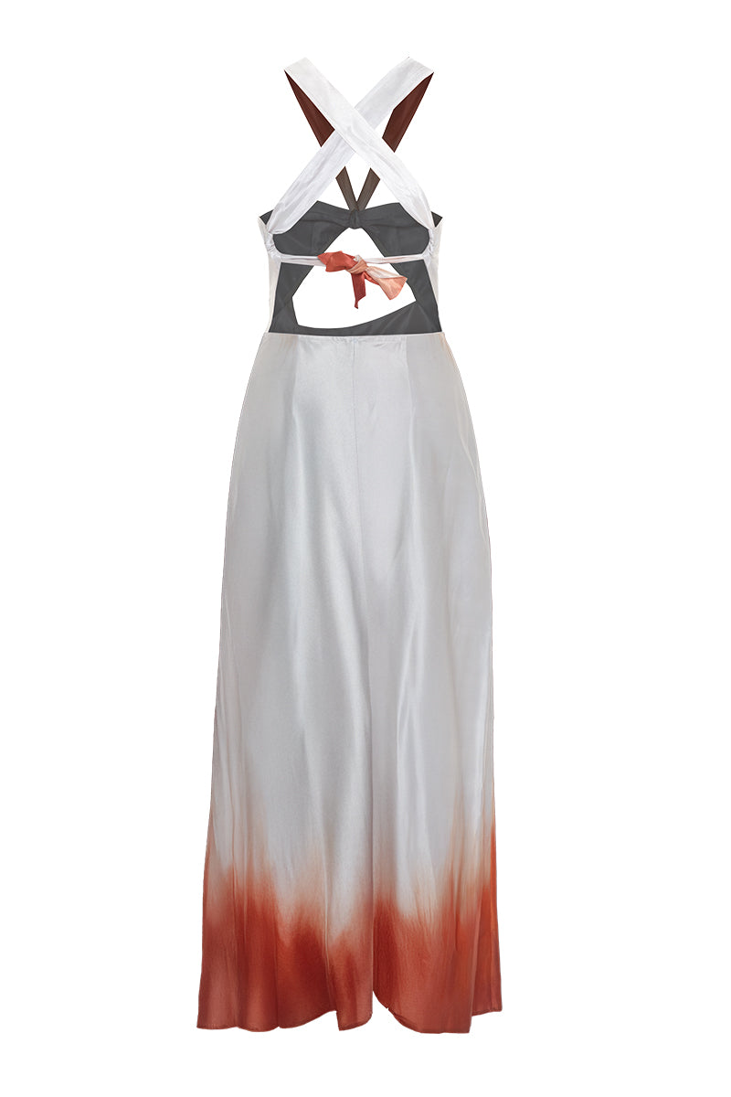 Movom Swimwear-Grace Midriff Cut Out Dress-Elbise-2-milagron.live