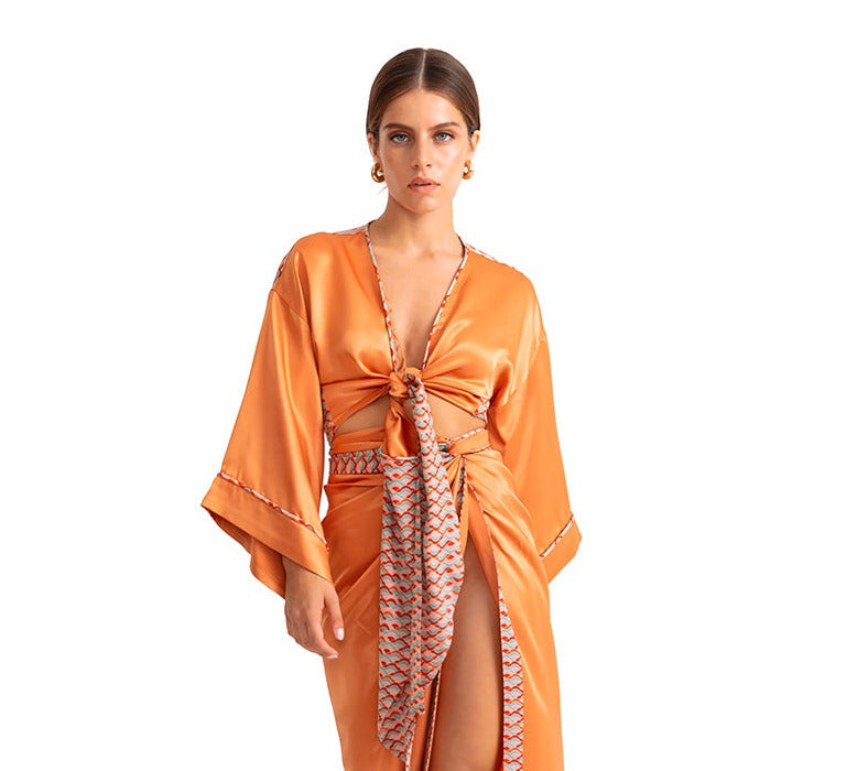 Movom Swimwear-Rory Tie Front Blouse🌱-Bluz-1-milagron.live