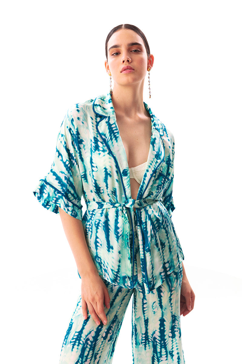 Movom Swimwear-Tao Pajama Style Shirt🌱-Kimono-1-milagron.live