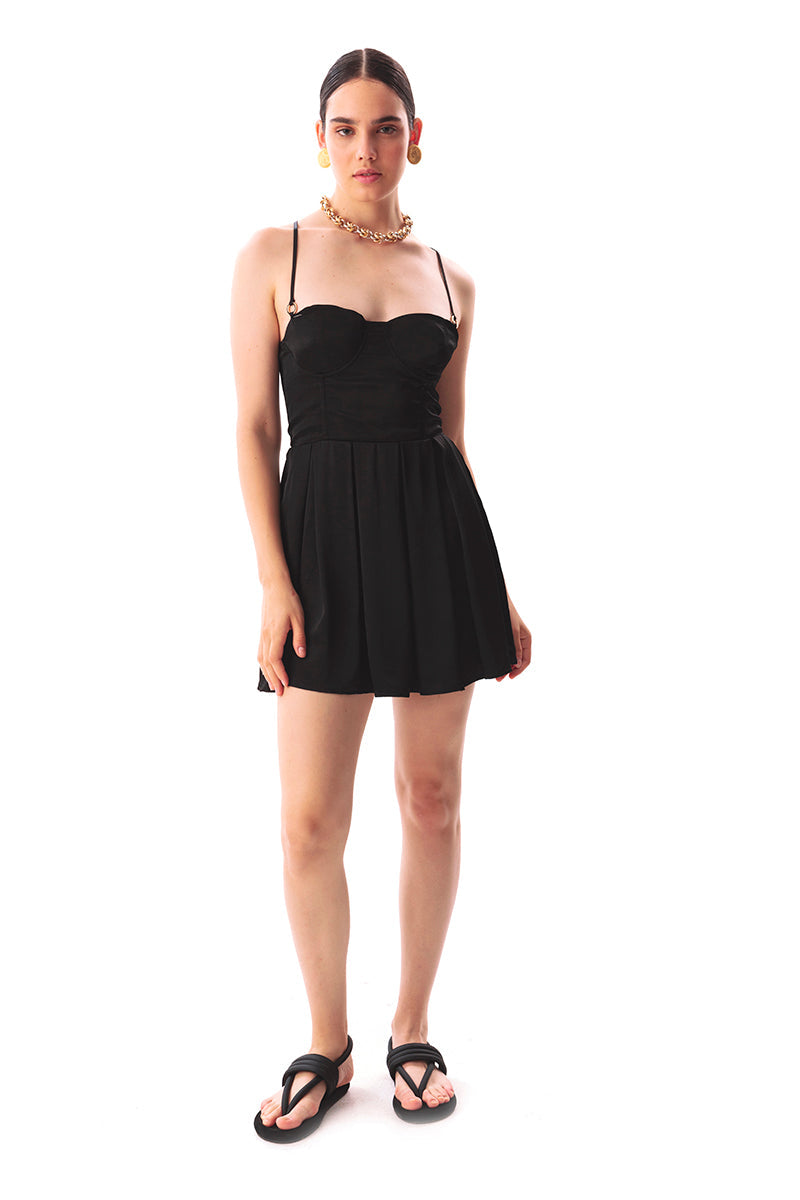 Movom Swimwear-Vega Mini Bustier Dress🌱-Elbise-1-milagron.live