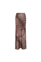 Mozto-Larissa Leopar Printed Maxi Skirt-Etek-2-milagron.live