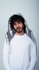 Mujj Studio-Meteoric Grey Quilted Balaclava-Balaclava-2-milagron.live
