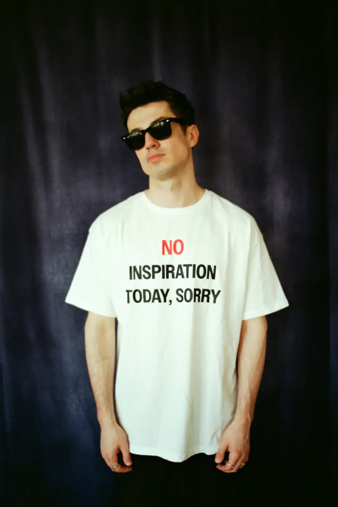 Mujj Studio-No Inspiration Today, Sorry T Shirt-T-Shirts-2-milagron.live