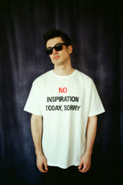 Mujj Studio-No Inspiration Today, Sorry T Shirt-T-Shirts-2-milagron.live