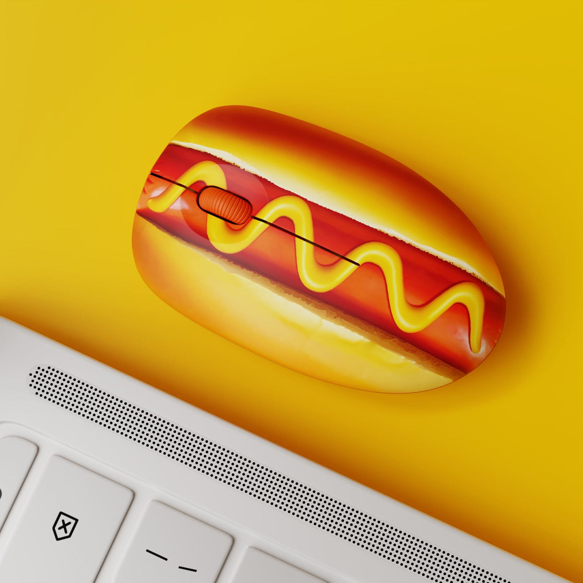 Mustard Hot Dog Kablosuz Mouse