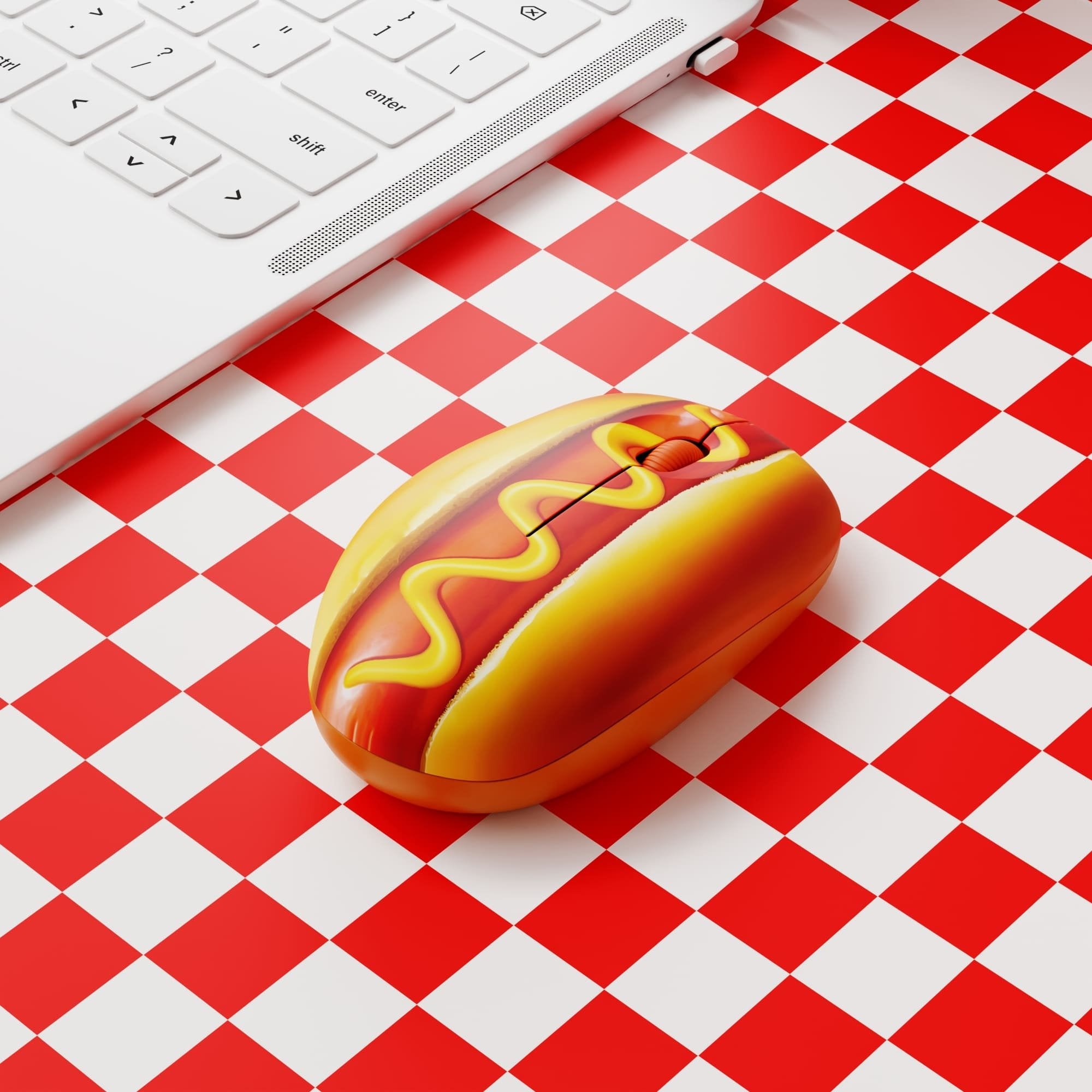 Mustard Hot Dog Kablosuz Mouse