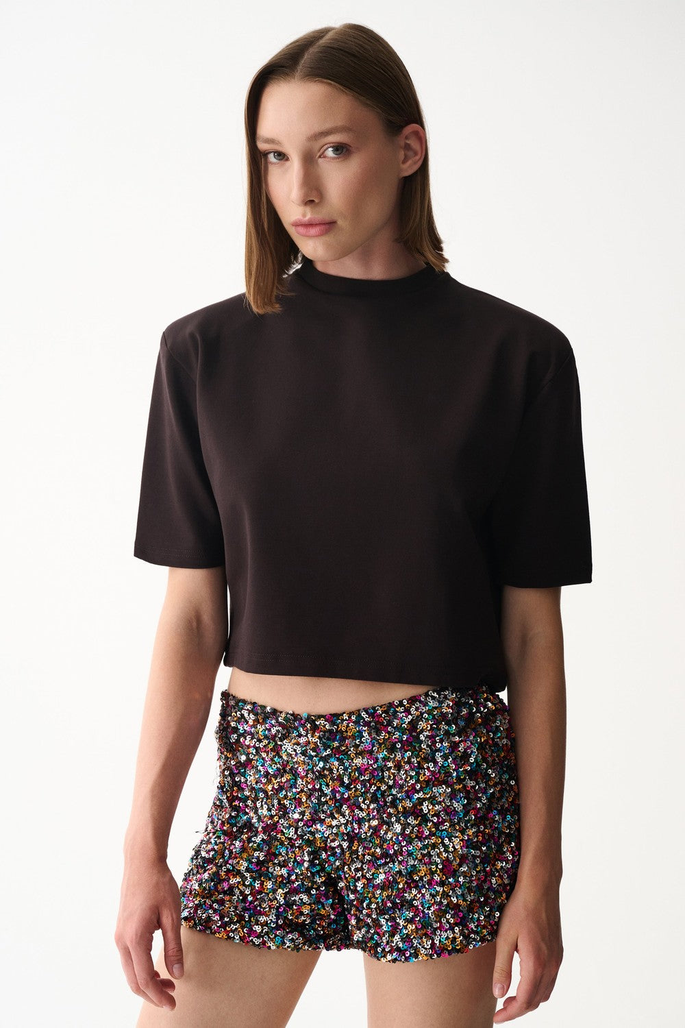 Naia-Miu T Shirt / Kahverengi-T-Shirts-3-milagron.live