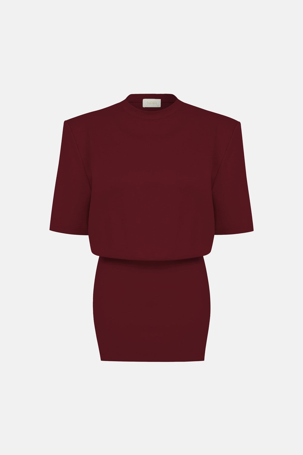 Naia-Miu T Shirt Elbise / Bordo-Elbise-7-milagron.live