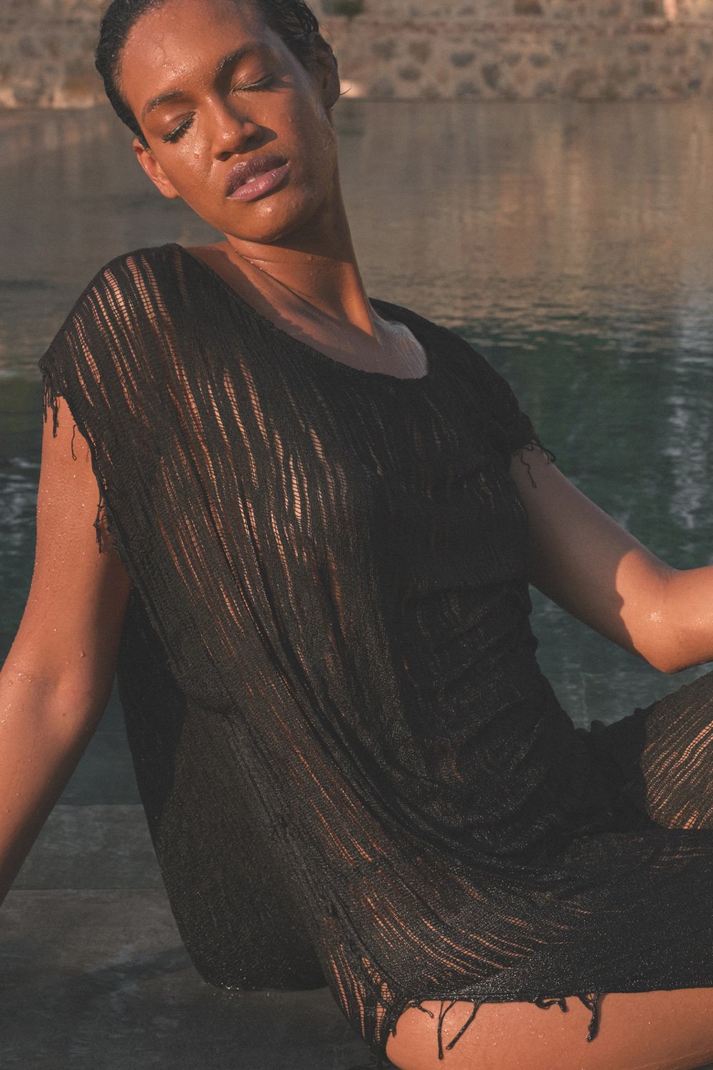 Naïve Atelier-Amber Elbise - Siyah-Elbise-1-milagron.live