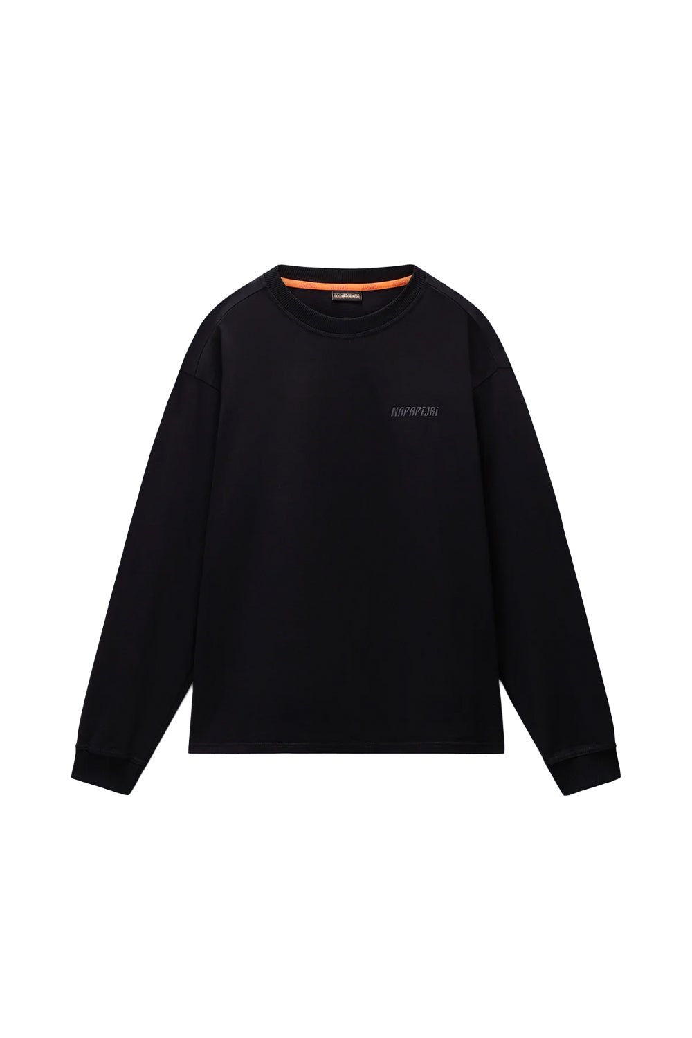 Napapijri-Coldirai Black Heron Uzun Kollu Siyah T-Shirt-T-Shirts-2-milagron.live
