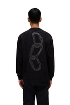 Napapijri-Coldirai Black Heron Uzun Kollu Siyah T-Shirt-T-Shirts-5-milagron.live