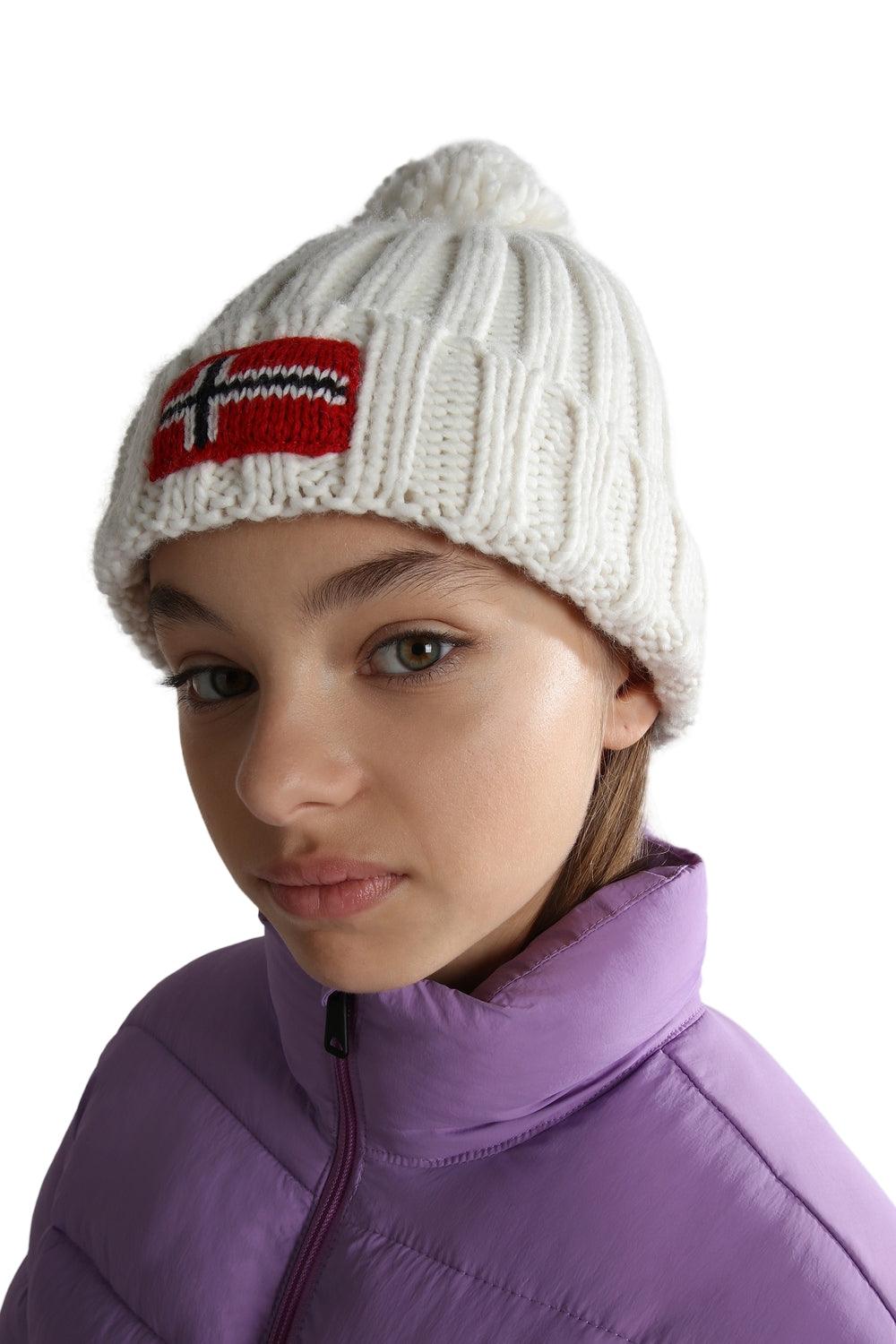 Napapijri-Kids Semiury 6 Bright White-Bere-2-milagron.live