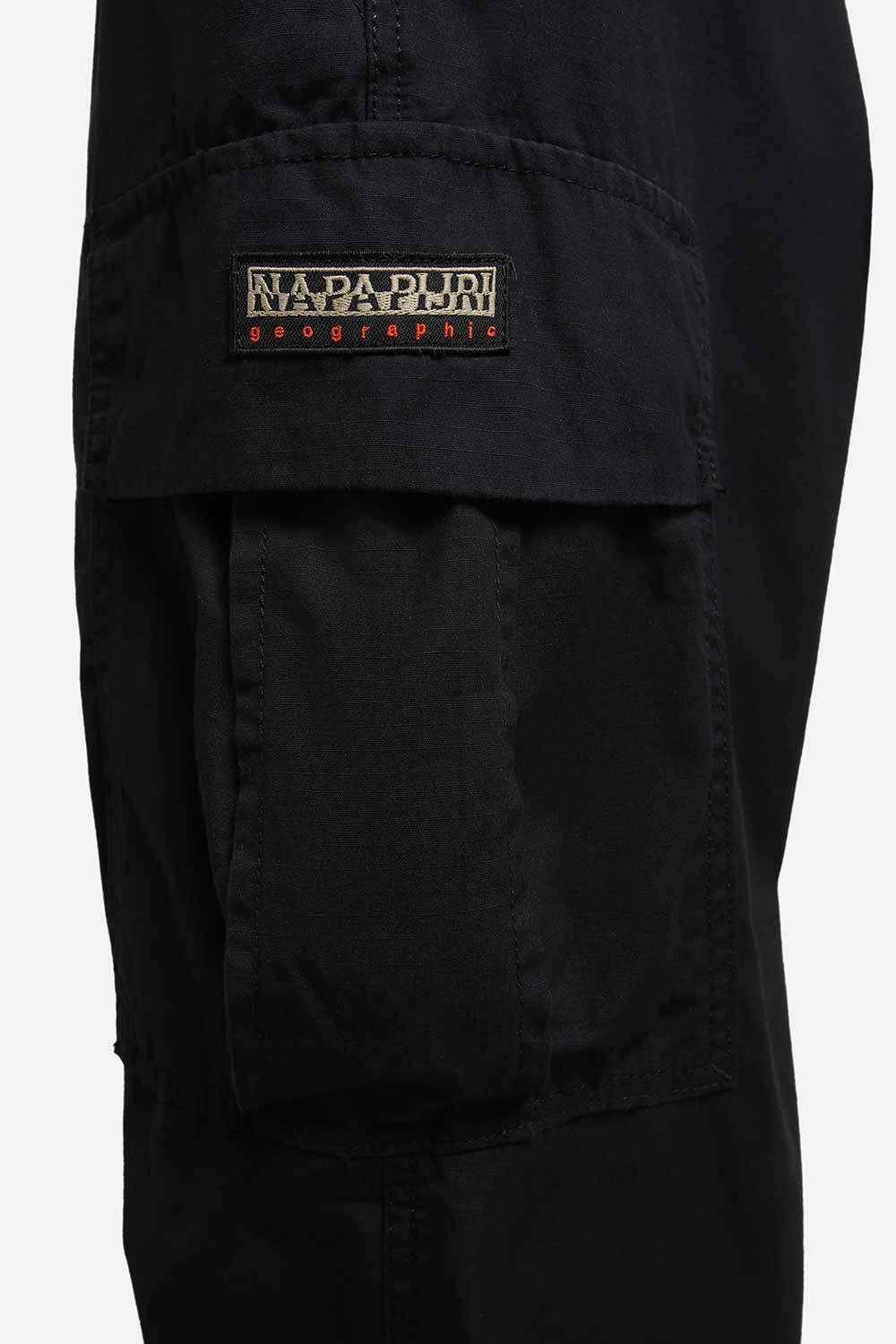 Napapijri-M-Dru Pant Black 041-Pantolon-6-milagron.live
