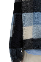 Montepiana Check Cby Relaxed Fit Fermuarlı Peluş Mont - 3