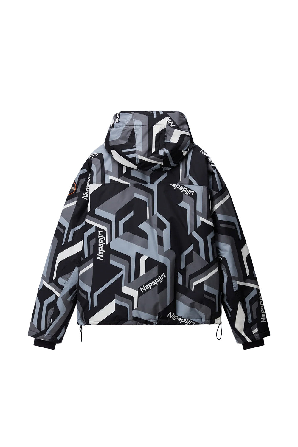 Napapijri-Rainforest Next Anorak Jacket Siyah/Gri Erkek Mont-Mont-2-milagron.live