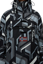 Napapijri-Rainforest Next Anorak Jacket Siyah/Gri Erkek Mont-Mont-7-milagron.live