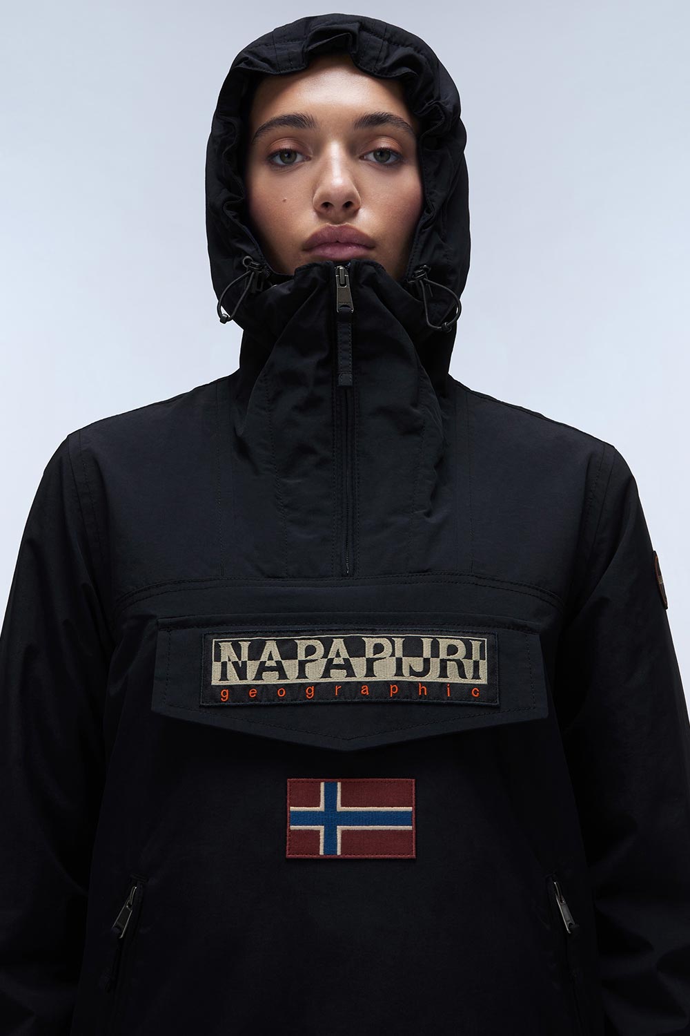 Napapijri-Rainforest W PKT 4 Black-Yağmurluk-4-milagron.live