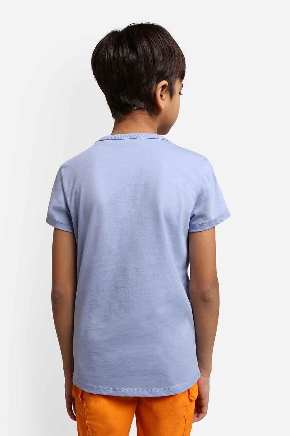 Napapijri-Short Sleeve T-Shirt Box Lavender-T-Shirts-4-milagron.live