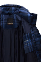 Napapijri-Napapijri ThermoFibre® Glane Check Puffer CORDURA® Jacket Ekoseli Lavicert Kadın Mont-Mont-10-milagron.live