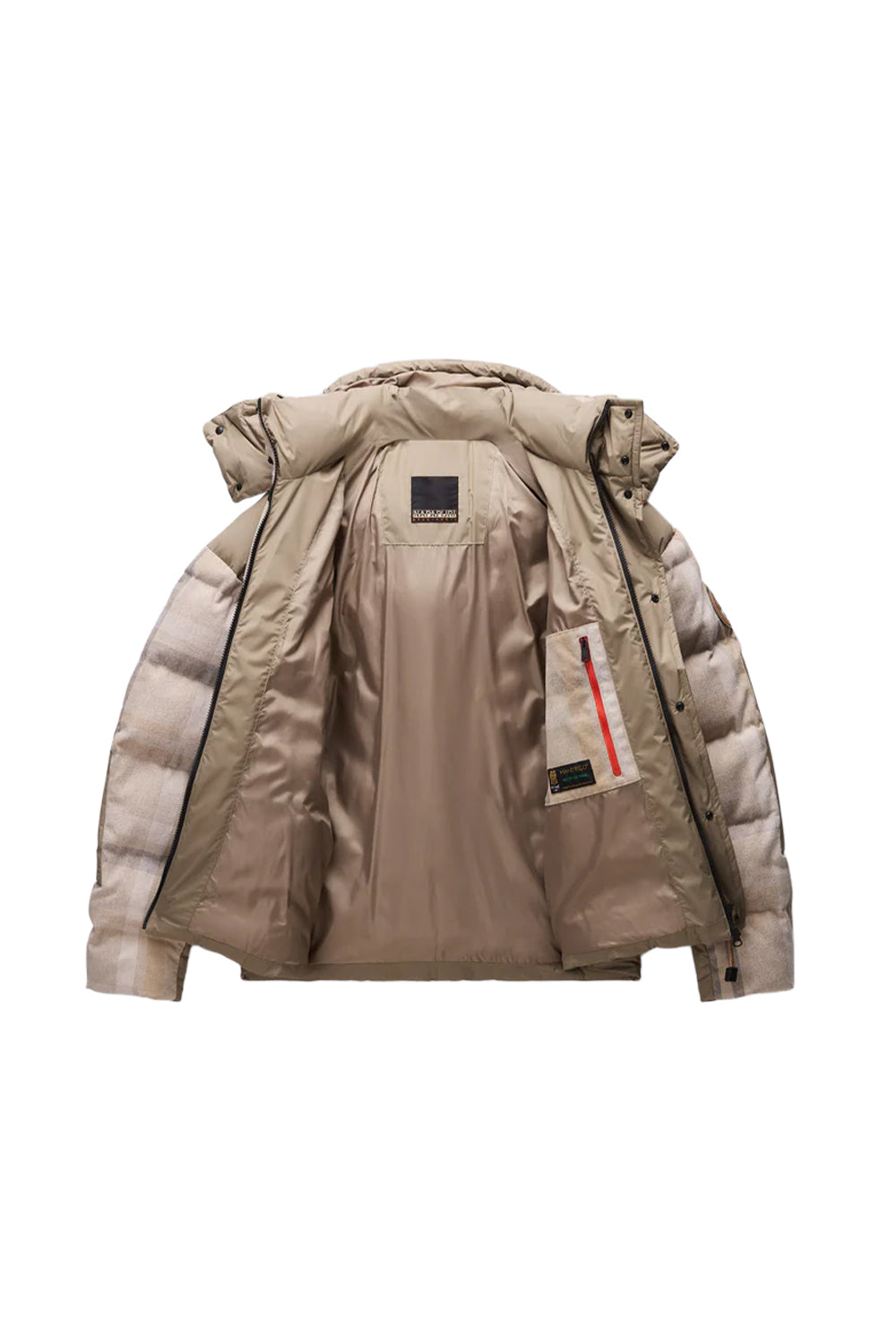 Napapijri-Napapijri ThermoFibre® Tires Puffer CORDURA® Jacket Yeşil Erkek Mont-Mont-2-milagron.live
