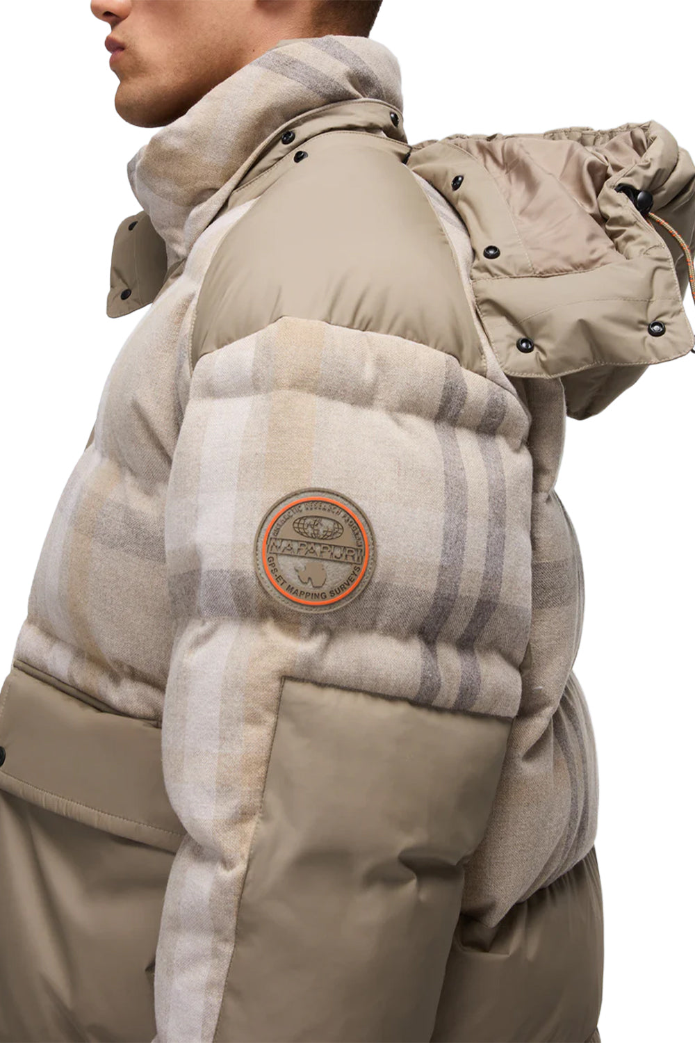 Napapijri-Napapijri ThermoFibre® Tires Puffer CORDURA® Jacket Yeşil Erkek Mont-Mont-9-milagron.live