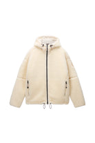 Napapijri-Tires Full-Zip Fleece Erkek Peluş Fermuarlı Beyaz Mont-Mont-1-milagron.live