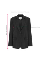 Nazlı Ceren-Boxy Blazer Siyah-Ceket-3-milagron.live