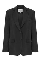 Nazlı Ceren-Boxy Blazer Siyah-Ceket-4-milagron.live