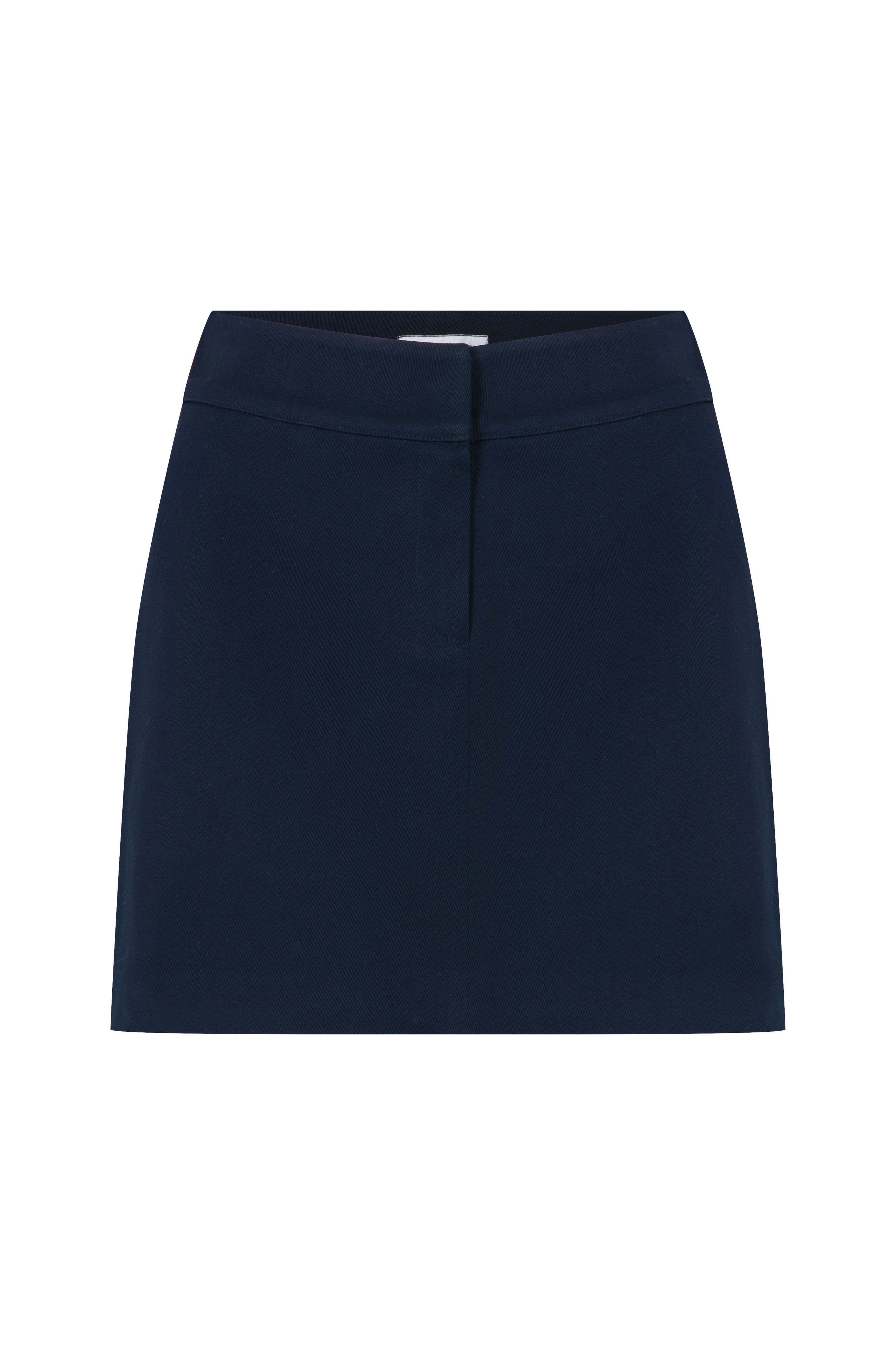 Nazlı Ceren-Marde Koton Mini Etek Deep Cobalt-Etek-1-milagron.live