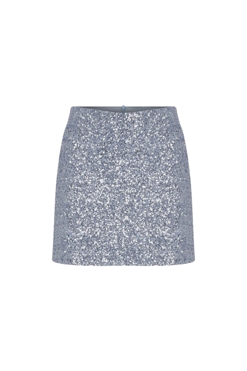 Nazlı Ceren-Marde Payet Mini Etek Powder Blue-Etek-1-milagron.live