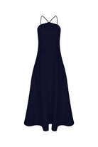 Nazlı Ceren-Riley Midi Elbise Midnight Blue-Elbise-1-milagron.live