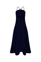 Nazlı Ceren-Riley Midi Elbise Midnight Blue-Elbise-2-milagron.live