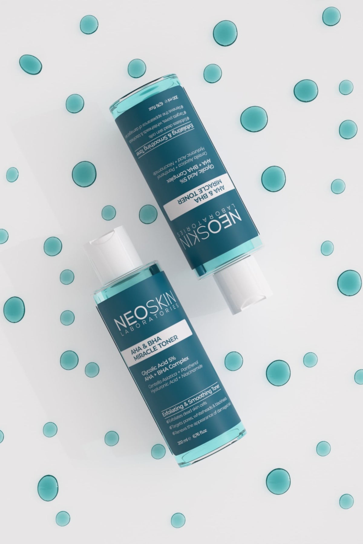 Neoskin-Aha & Bha Miracle Toner 200ml Aha & Bha Arındırıcı Ve Gözenek Sıkılaştırıcı Temizleyici Tonik-Cilt Bakımı>Tonik-4-milagron.live