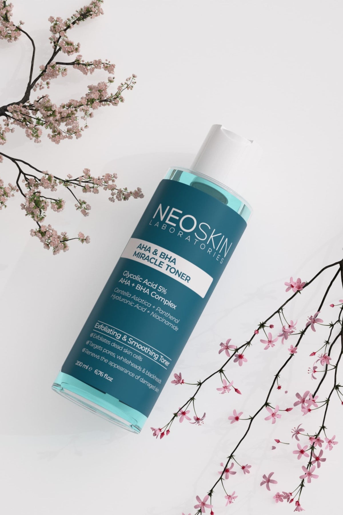 Neoskin-Aha & Bha Miracle Toner 200ml Aha & Bha Arındırıcı Ve Gözenek Sıkılaştırıcı Temizleyici Tonik-Cilt Bakımı>Tonik-5-milagron.live