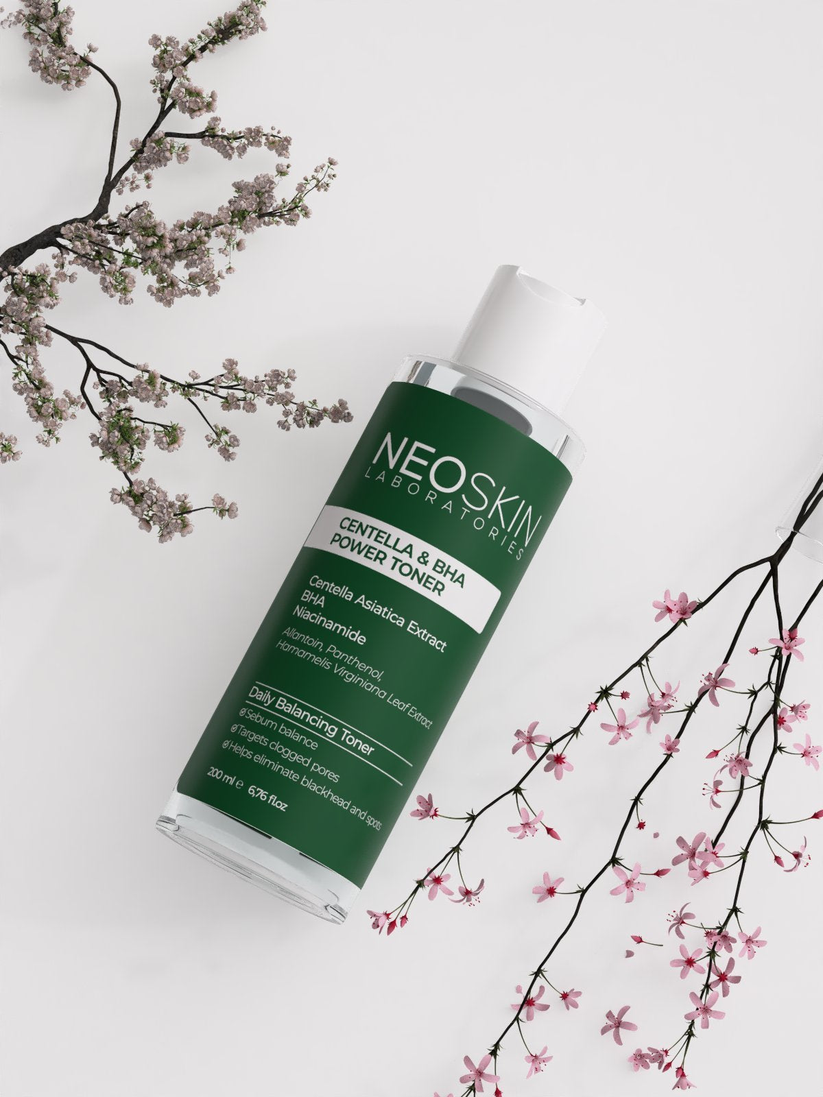 Neoskin-Centella & Bha Power Toner 200ml Centella & Bha İçerikli Siyah Nokta Karşıtı, Gözenek Sıkılaştırıcı Günlük Bakım Toniği-Tonik-5-milagron.live