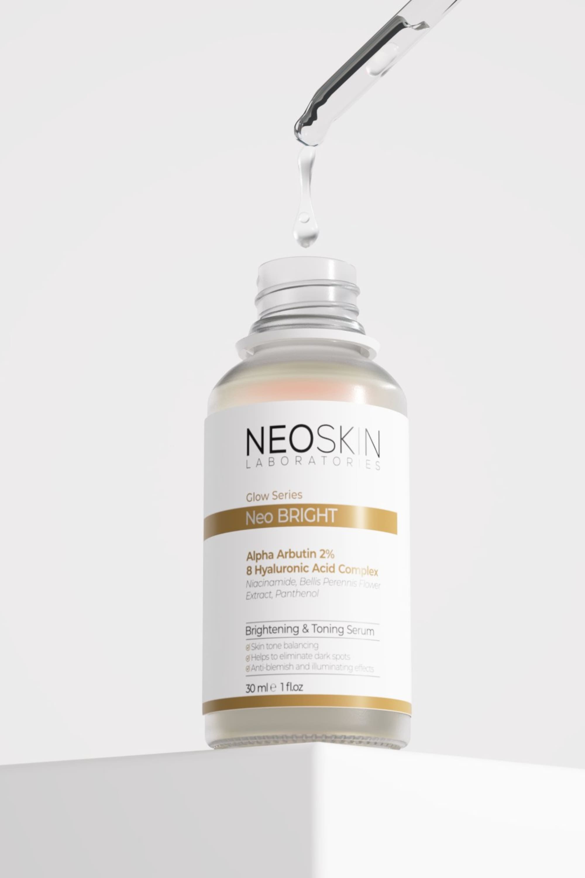 Neoskin Neo Bright 30Ml - Cilt Tonu Eşitleyici, Leke Karşıtı, Aydınlatıcı Premium Serum